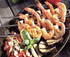 Charcoal Grilled Shrimp