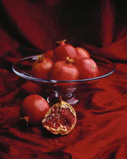 pomegranate fruit bowl